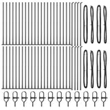 Fence Post Other 52 pcs Silver 3.2 x 3.2 x 90 cm Steel 3350242