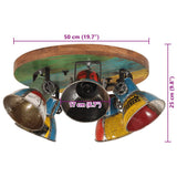 Ceiling Lamp 25 W Multicolour 50x50x25 cm E27 371833