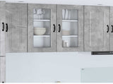 Dishwasher Panel Kalmar 2 pcs Concrete Grey 40 x 31 x 80 cm 884641