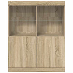 ZNTS Sideboard Sonoma Oak 81x37x100 cm Engineered Wood 3318619