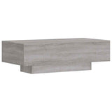 Coffee Table Grey Sonoma 100x49.5x31 cm Engineered Wood 833894