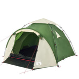 ZNTS Camping Tent Dome 3-Person Green Quick Release 4004226