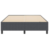 Platform Bed Frame Dark Grey 140 x 200 cm Fabric 3337413