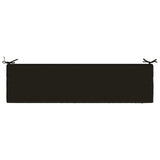 2-Piece Bench Cushions SOEST 2 pcs 100% Polyester Black 949037