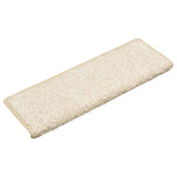 Stair Mats 30 pcs 65x21x4 cm White Rectangular Edge 3365831