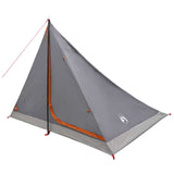 Backpacking Tent Grey and Orange 4-Person 42018561