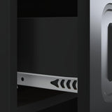 Bedside Cabinet Black 43 x 41 x 63.5 cm Engineered Wood 895706