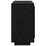 Sideboard Black Oak 80 x 40 x 75 cm Engineered Wood 880536