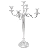 Candle Holder Silver 39 x 39 x 60 cm Aluminium 42000155