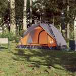 Camping Tent Dome 2-Person Grey and Orange Quick Release 4004191