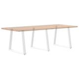 Dining Table Legs V-Shape 3 pcs White 70x cm Steel 4012585
