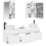 Bathroom Cabinet Set 5 pcs White 50 x 14.5 x 70 cm 3406631