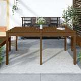 Garden Table Honey Brown 159.5x82.5x76 cm Solid Wood Pine 823979