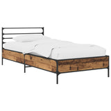 Bed Frame Old Wood 80 x 200 cm Engineered Wood 8009115