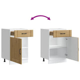 Kitchen Base Cabinet Lucca Artisan Oak Engineered Wood 853726