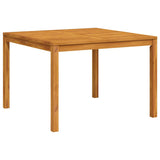 Garden Dining Table 110x110x75 cm Solid Wood Acacia 366369