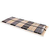 Slatted Bed Base without Mattress with 42 Slats 7 Zones 90x200 cm 246463