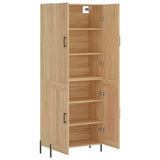 Highboard Sonoma Oak 69.5x34x180 cm Engineered Wood 3195798