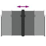 Retractable Side Awning Anthracite 200x600 cm 4004658