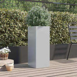 Planter Silver 32x29x75 cm Galvanised Steel 841576