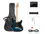 GST Stylish Electric Guitar Kit with Black Pickguard Blue Color 76962190