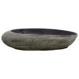 Countertop Basin Purple and Grey Oval 59x40x14 cm Ceramic 155092