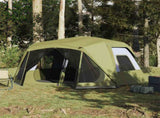 Family Tent 10-Person Green Quick Release Waterproof 94290