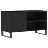 Record Cabinet Black 85x38x48 cm Engineered Wood 831709