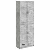 Cabinet Set 2 pcs Concrete Grey Engineered Wood 3416937