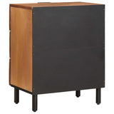 Bedside Cabinet Brown 50 x 33 x 62 cm Solid Mango Wood 4017909