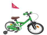 Kids Bike 14 Inches for 3-5 Years Old Green 42009643
