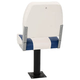 Foldable Boat Seat 2 Set Blue and White 41x36x48 cm 3284288