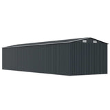 Garden Shed Anthracite 257x779x181 cm Galvanised steel 47034