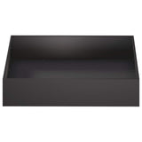 Garden Planter Black 100 x 100 x 20 cm Cold-rolled Steel 8005022