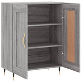 Sideboard Grey Sonoma 69.5x34x90 cm Engineered Wood 830178