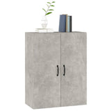 Hanging Cabinet Concrete Grey 69,5x34x90 cm Engineered Wood 812271