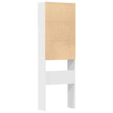 Washing Machine Cabinet White 64x24x190 cm Engineered Wood 859127