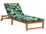 Sunlounger Cushion GEMERT 100% Polyester Leaf Pattern 947508
