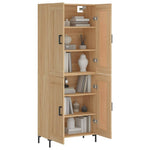Highboard Sonoma Oak 69.5x34x180 cm Engineered Wood 3199684