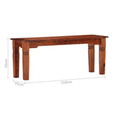 Bench 110 cm Solid Acacia Wood 286261