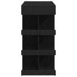 Bar Table Black Oak 100 x 48 x 101.5 cm Engineered Wood 862705
