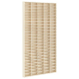 Wall Display Case Beige 50 x 4.5 x 96 cm Engineered Wood 42015614