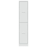 Apothecary Cabinet High Gloss White 30x41x144.5 cm Engineered Wood 855529