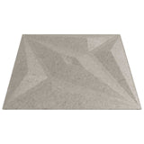 Wall Panels Star 12 pcs Star Beton 50 x 50 cm XPS Foam 42046075