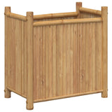 ZNTS Planter 50x30x50 cm Bamboo 366462