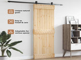 Door NARVIK Natural 80 x 210 cm Solid Pine Wood 42047083
