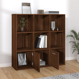 Book Cabinet Brown Oak 98x30x98 cm 815449