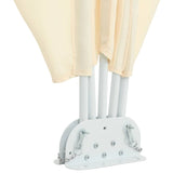 Collapsible Terrace Side Awning Cream 300x200 cm 44569