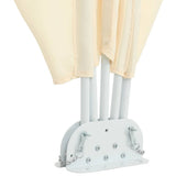 Collapsible Terrace Side Awning Cream 240x160 cm 44567