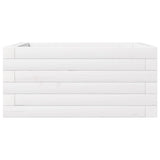 Garden Planter White 50x50x23 cm Solid Wood Pine 847184